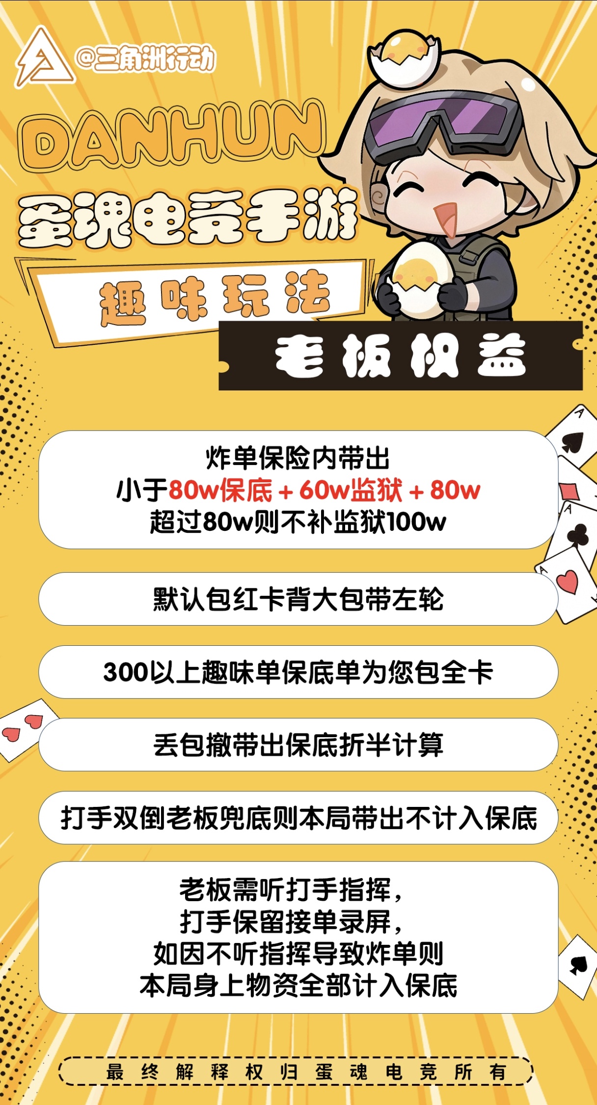 手游老板权益